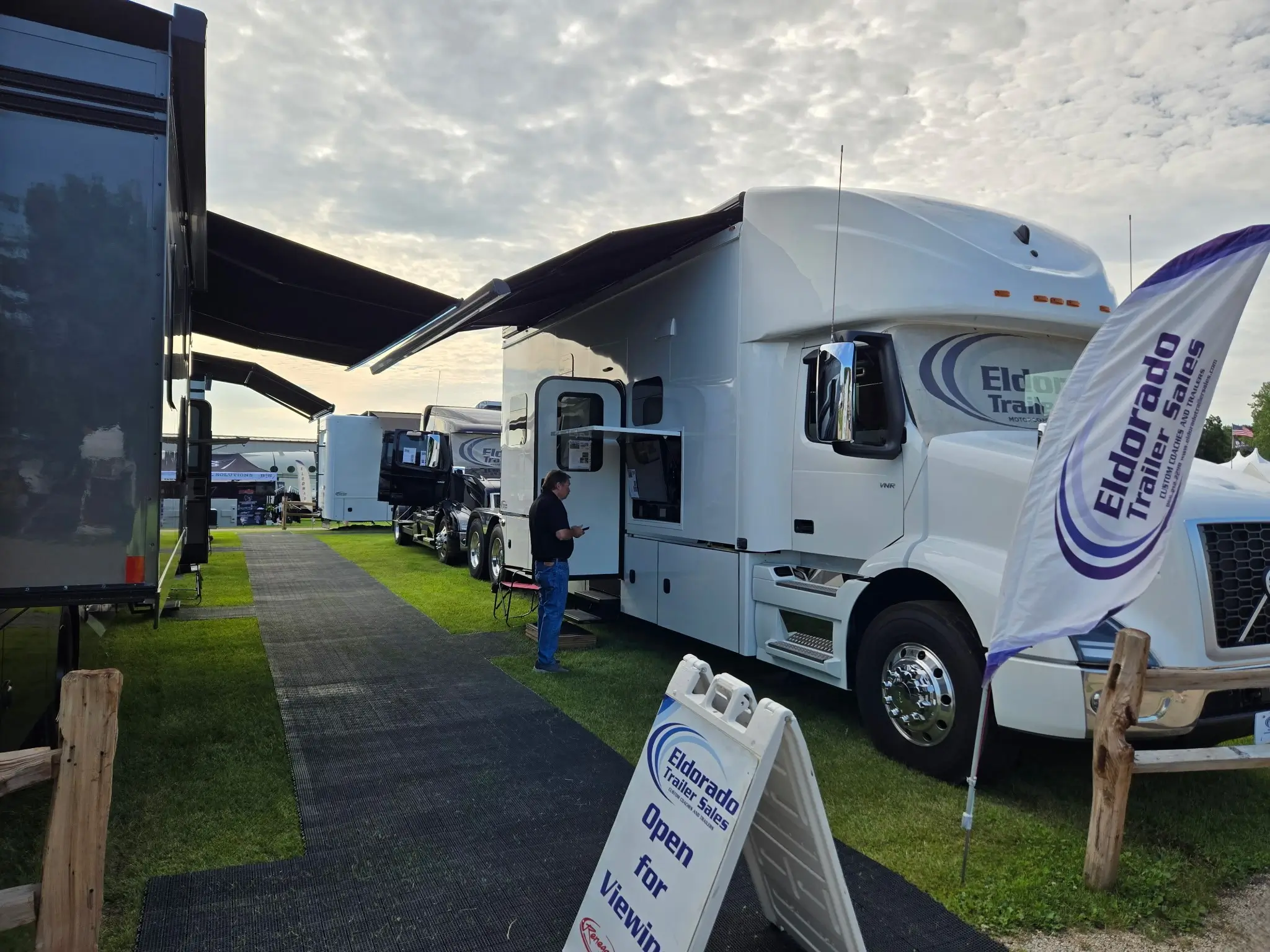 Service Repairs being made to Motorhome