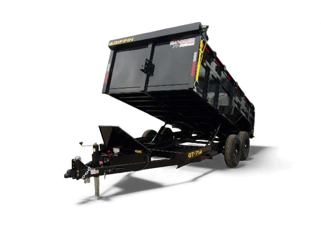 Cut Out Image of Dump Trailers
