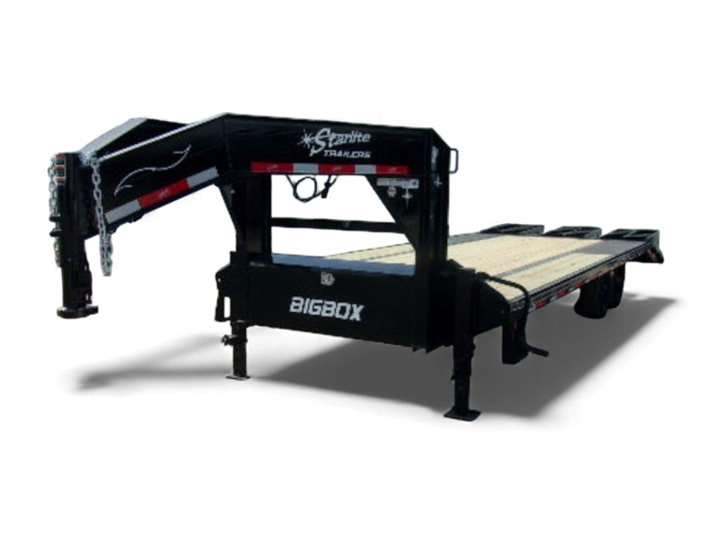 Cut Out Image of Gooseneck Trailers